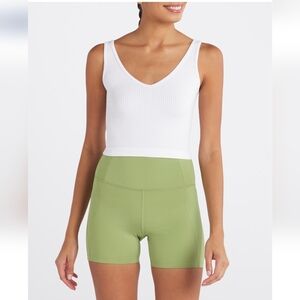 Intimately By Free People - White Ribbed Crop Top